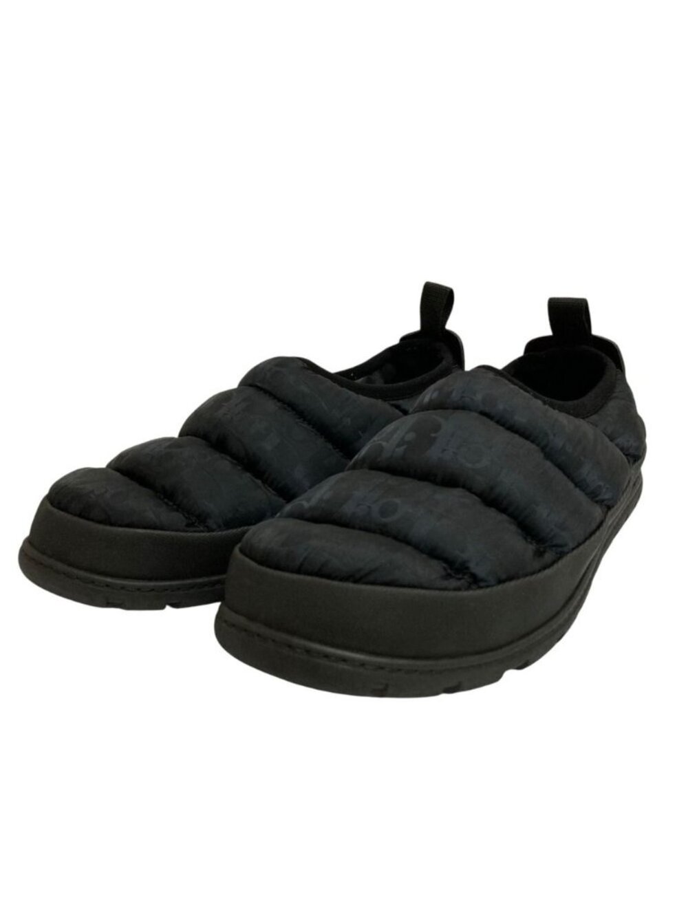 Dior Snow Slippers Oblique Slip Ons Sneakers Black
